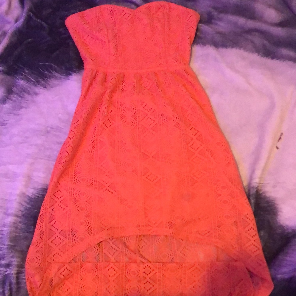 Beautiful dress peach color